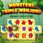 Monster Triple Mahjong