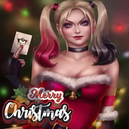 Harley Quinn Christmas Sweater Dress Up